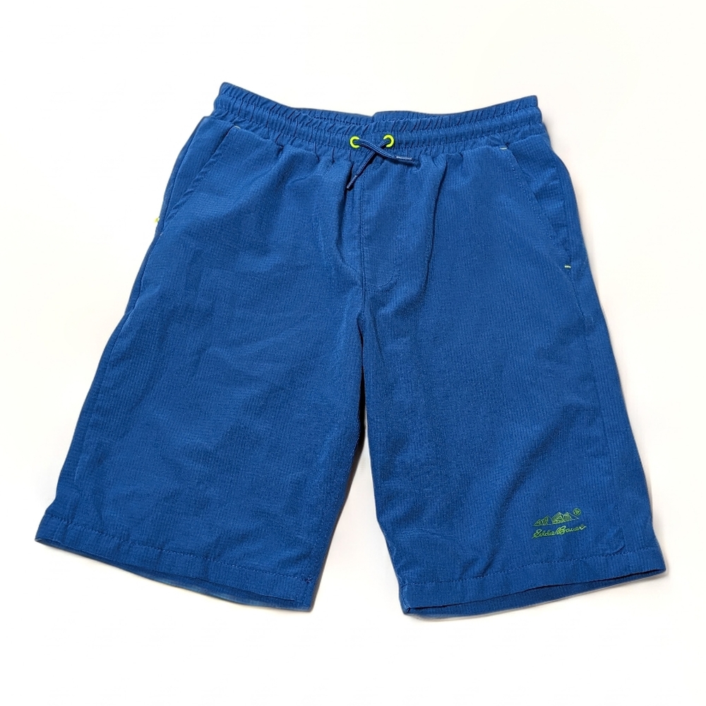 Eddie Bauer Kids Blue Swim Trunks | Size M (10/12) | Mesh Lined